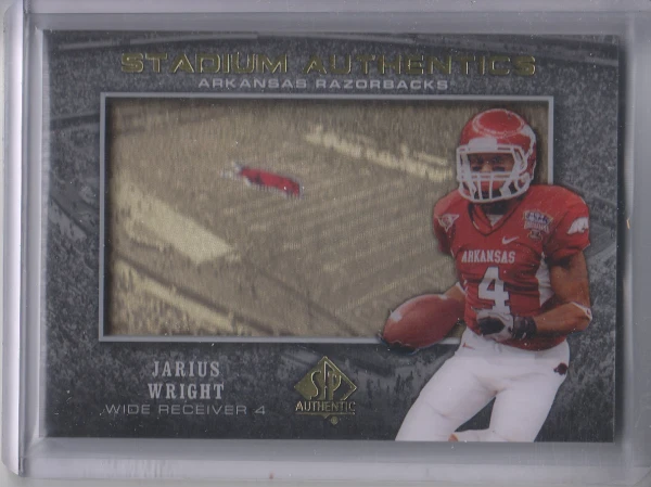 B1151- 2012 SP Authentic Stadium Authentics #SAJW Jarius Wright SAMPLE PIC - Image 1 of 1