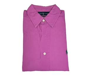 Ralph Lauren Polo Poplin; Grape Purple - 15 1/2 Custom Fit, 32/33 - Picture 1 of 1