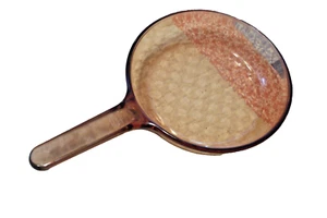 Corning Visions 13 cm (7") Waffelboden Bratpfanne Pfanne Braunglas FRANKREICH - Bild 1 von 7
