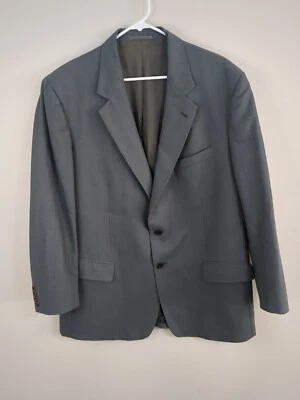 Lubiam Blazer Men's 46R Gray Single Breasted Wool - Image 1 of 4