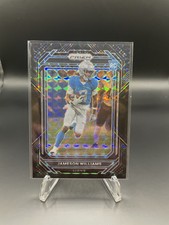 2022 Panini Prizm Black Chronicles Jameson Williams Black Finite 1/1 Lions