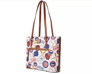 Chicago Cubs Dooney & Bourke Zip Shopper Purse - Picture 1 of 4