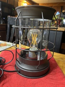 Rustic Metal Lamp New  - Picture 1 of 3