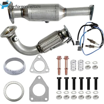 Front Flex Pipe Catalytic Converter W/Oxygen Sensor For 03-07 Honda Accord 2.4L — 第 1/4 张图片