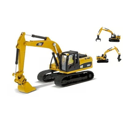 CAT 320D L HYDRAULIC EXCAVATOR W/MULTIPLE WORK TOOLS 1:87 Diecast Master Mezzi I - Immagine 1 di 4