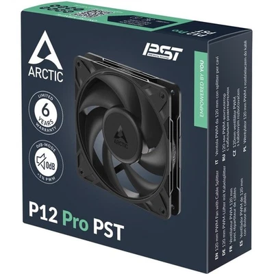 ARCTIC P12 Pro PST Premium PC Lüfter 120mm PWM Case Fan 4-Pin 12cm Gehäuse - Bild 1 von 4