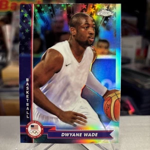 Dwyane Wade 2024 Topps Chrome Refractor USA Olympics #84 ⭐️ MINT - Picture 1 of 3