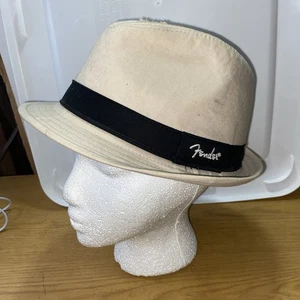 Fender, Leinen Fedora Gr. S/M gefüttert - besticktes Design - Bild 1 von 7
