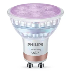 Philips WiZ Smart LED Reflector 4,7W = 50W GU10 Clear CCT 2200K - 6500K App WiFi - Imagen 1 de 2