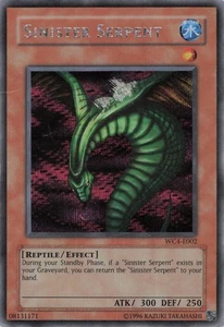 Yugioh Serpiente Siniestra WC4-E002 Secreto Prismático Raro MP - Imagen 1 de 2