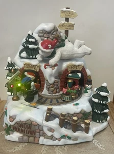 Vintage Spicy Collections 1997 "Snow Mountain" Interactive Musicbox Decor EUC - Picture 1 of 18