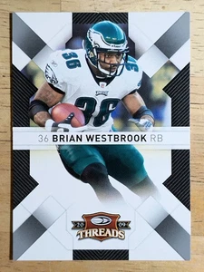 2009 Donruss Threads #74 Brian Westbrook - Picture 1 of 2