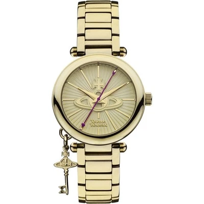 vivienne westwood kensington VV006KGD ladies gold 32mm s/steel  watch - Image 1 of 3