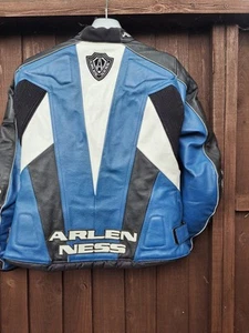 Arlen Ness Leather Armoured Motorcycle Jacket. - Picture 1 of 20