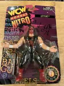 Sting WCW Monday Night Nitro Limited Edition Action Figure - Signed By Sting - Picture 1 of 10