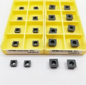 20 PIEZAS SPMG060204-TG LF6018 SPMG07T308-TG LF6018 Inserto de carburo de fresado para acero - Imagen 1 de 10