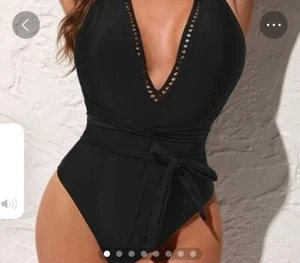 WOMENS SWIMSUIT FOR BEACH, BLACK COLOR SIZE M - Picture 1 of 6