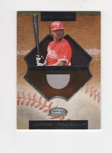 2002 FLEER HOT PROSPECT FUTURE SWATCH JERSEY RC JORGE PADILLA PHILLIES 179/1000 - Picture 1 of 2