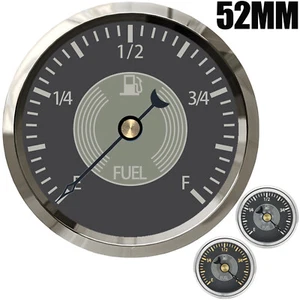 2" 52MM Fuel Level Gauge 240-33ohm/0-190ohms Fit Boat Car Motorcycles Waterproof - Picture 1 of 13