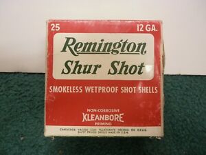 REMINGTON SHUR SHOT 12 GAUGE 2 PIECE BOX EMPTY