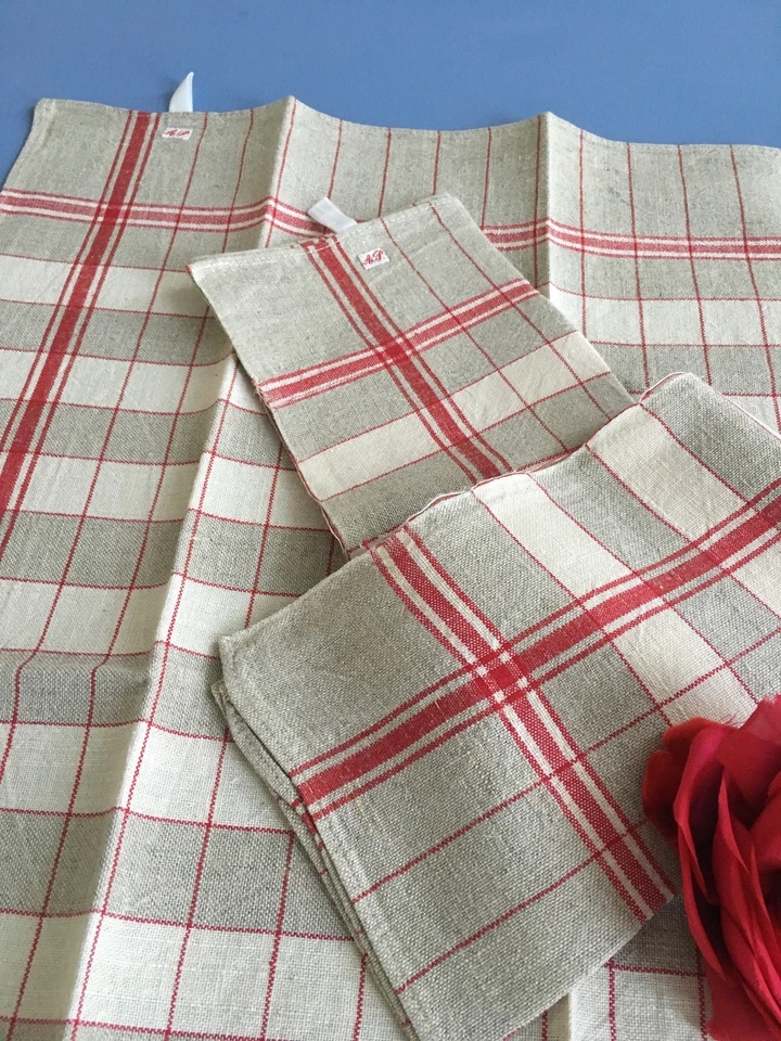 Torchon anciens - Vendus par 2 pièces - Métis 1766/124-3 - Photo 1/2