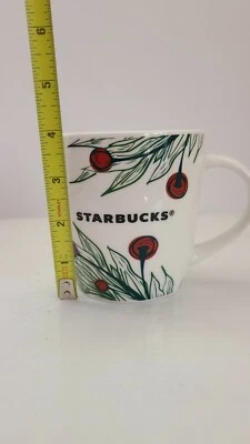Starbucks Navidad 2020 Taza Café Té Bayas Rojas Hojas Vacaciones 12 Oz. Foto 1 de 4