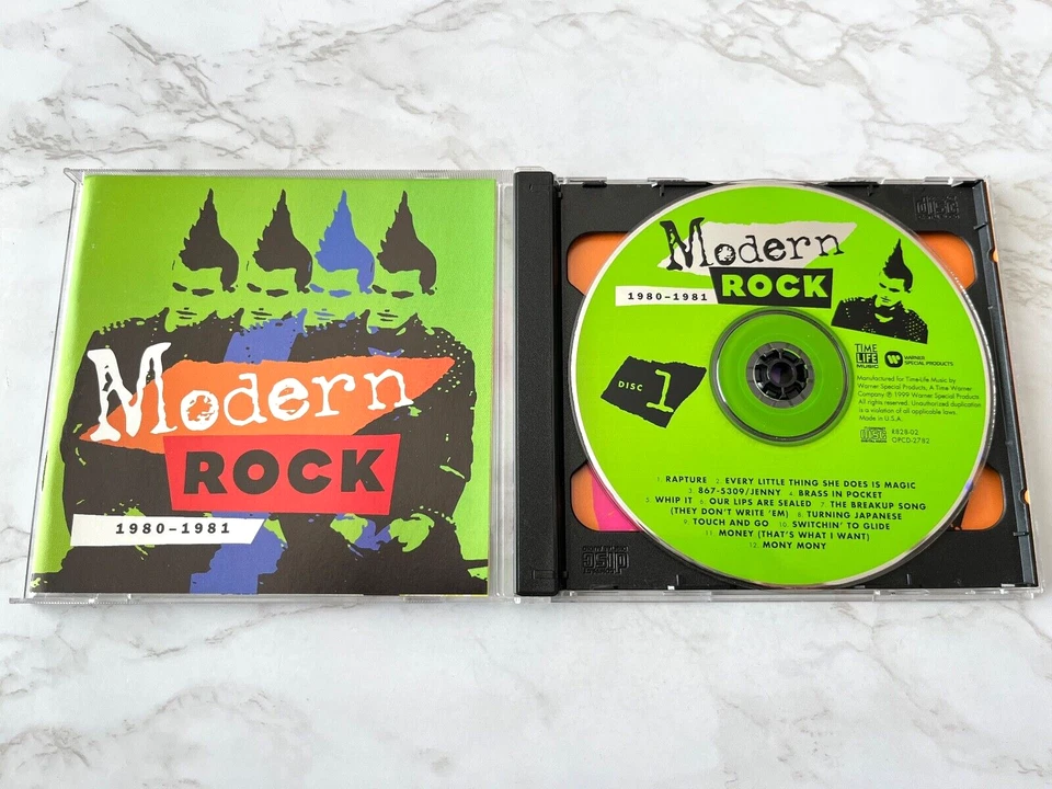 Time Life Modern Rock 1980-1981 2 CD Gary Numan, Ramones, Go-Go's, OMD, Devo Foto 1 de 4