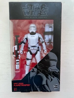 BNIB STAR WARS 6" THE BLACK SERIES FIRST ORDER FLAMETROOPER #16 HASBRO FIGURE - Image 1 of 3
