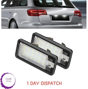 2X LED LICENSE NUMBER PLATE LIGHT FOR AUDI A3/S4 04-12/A3 CABRIOLET 08-09 - Imagen 1 de 10
