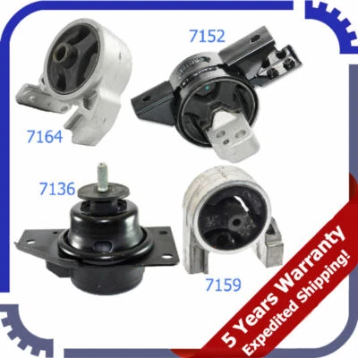For Hyundai Accent Kia Rio Rio5 1.6L 06-11 Motor & Trans Motor Mount Set M1166 - Image 1 of 4