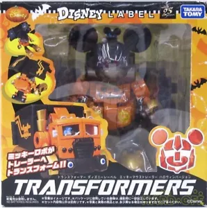 Takara Tomy Transformers Disney Label Micky Mouse Trailer Halloween ver Figure - Picture 1 of 4