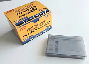 JVC Digital Video Cassette ProHD ProfesionalDV 186ME Lot de 5 Neuve sous blister - Photo 1 sur 4