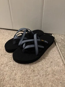 Teva Olowahu Strappy Lightweight Sandal In Blue Size UK 4. EU 37 - Picture 1 of 5