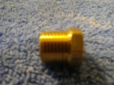 Pipe Bushing Brass 3/8" FPT x 1/4" MPT