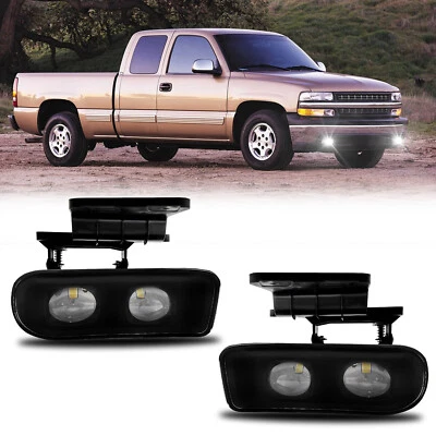 LED Fog Lights Lamps For Chevrolet 1999-2002 Silverado 2000-2006 Tahoe Suburban - Image 1 of 4
