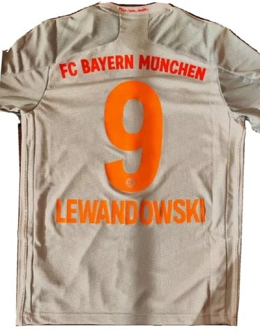 ADIDAS R. LEWANDOWSKI BAYERN MUNICH UEFA CHAMPIONS LEAGUE RARE JERSEY MEDIUM Cover