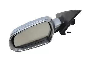 ALUMINIUM π 10-16 AUDI S4 A4 B8 SEDAN EXTERIOR DOOR MIRROR GLASS DRIVER LEFT - Picture 1 of 8