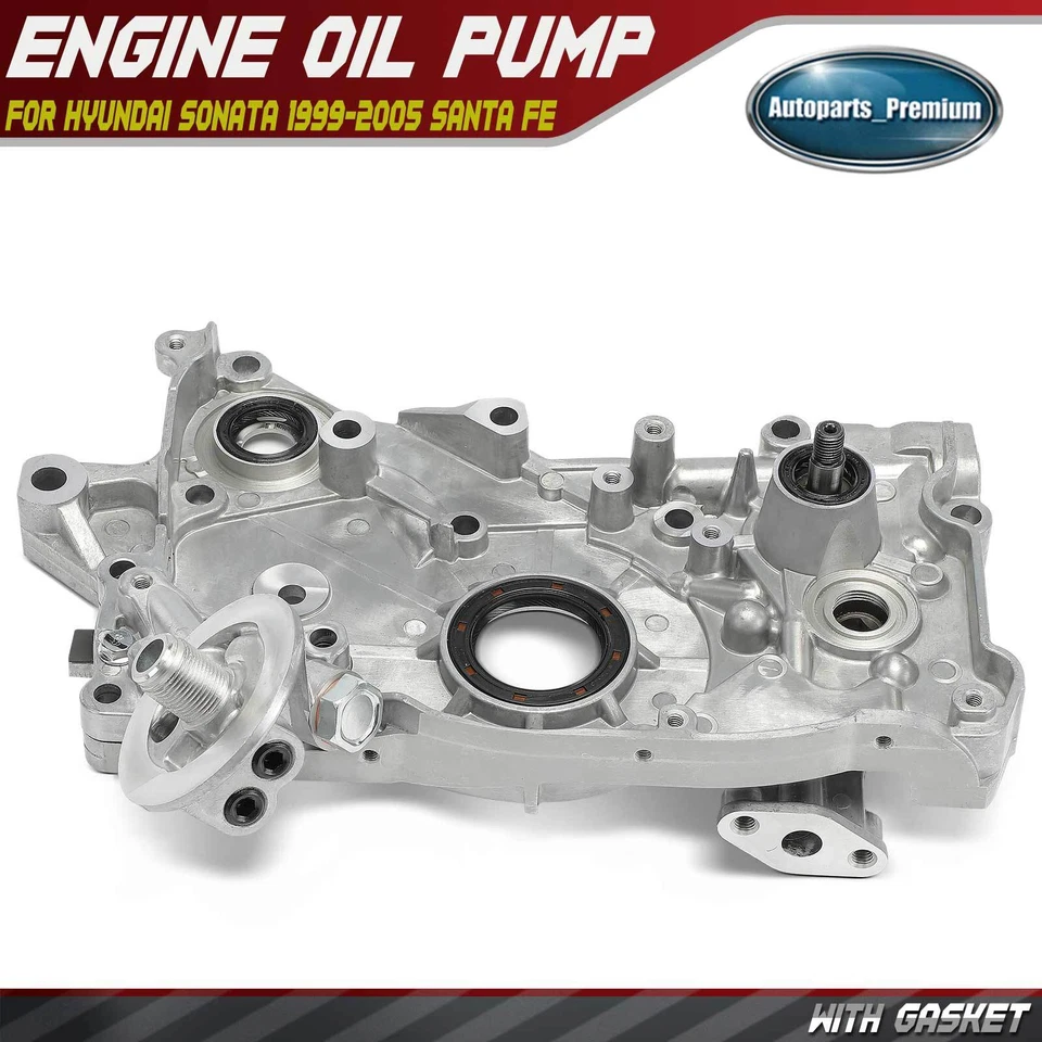 Bomba de aceite de motor para Hyundai Sonata 1999-2005 Santa Fe 2001-2004 Kia Optima 2,4 L Foto 1 de 4