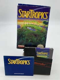 StarTropics (Nintendo NES, 1990) almost CIB - manual, no letter
