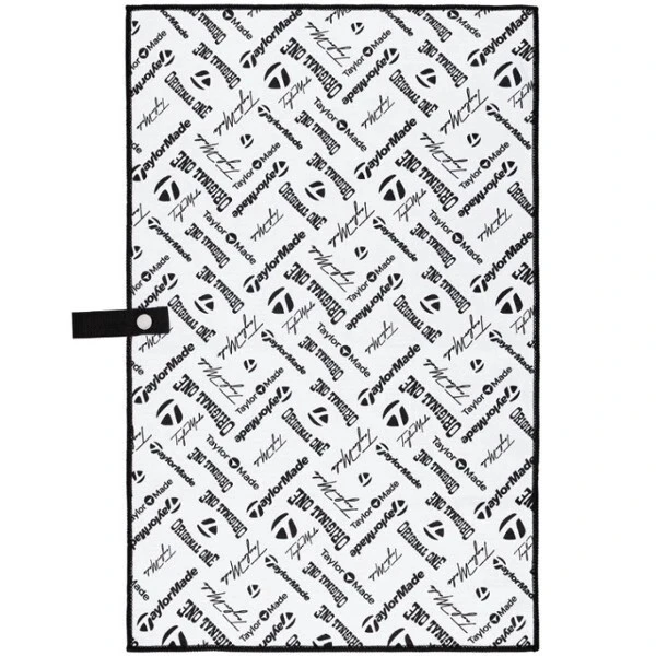 TaylorMade Players Towel Brand Logo Printing 100% Polyester Soft Golf Tour Towel — 第 1/1 张图片