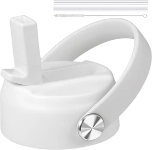 Straw Lid for Hydro Flask Wide Mouth, Lids with Straw for Hydroflask 12 16 18 20 - Picture 1 of 12