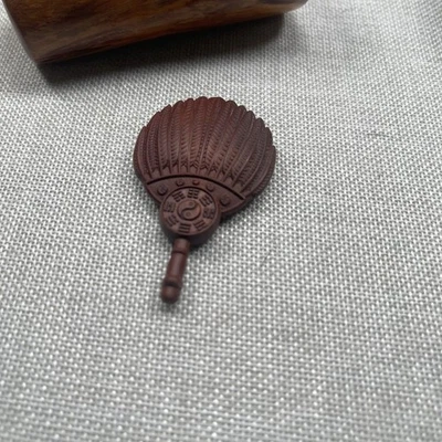 Zitan Taiji Bagua Colgante Taoísta Amuleto Tallado Madera Collar Unisex Joyería Foto 1 de 4