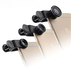 3in1 180° Fish eye+Wide Angle + Macro Camera Photo Zoom Lens for iPhone 6 - Picture 1 of 1