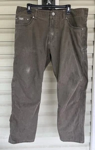 Kuhl Pants Mens 38x30 Olive Gray Crag Series Revolvr Quick Dry Gusseted Outdoor - Picture 1 of 20