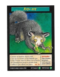 Carte Créatures étranges et sauvages - Aye - Aye - Picture 1 of 2