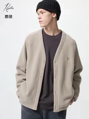 UNIQLO NEEDLES Original Fleece oversized cardigan Unisex Japan XS XL XXL 3XL 4XL - Image 1 of 4