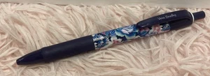 Penna a scatto Vera Bradley inchiostro nero navy floreale - Foto 1 di 8