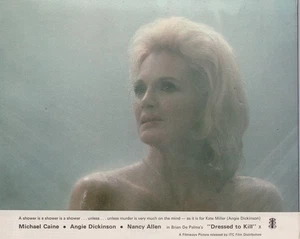 Angie Dickinson toma una ducha en 1980 De Palma culto vestido para matar foto 8x10 - Imagen 1 de 1