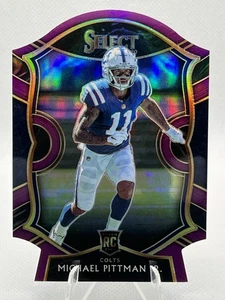 2020 Panini Select - [Base] - Purple Prizm Die-Cut #62 - Michael Pittman Jr. RC - Bild 1 von 2