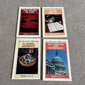 John MacArthur's Bible Studies 4 Paperback Lot - Picture 1 of 5